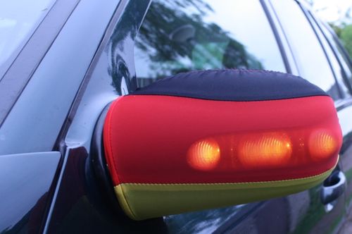 Auto Aussenspiegel flagge fahne deutschland wm 2010